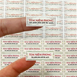 [ HOẢ TỐC ] Tem Bảo Hành Decal Vỡ 3x1cm