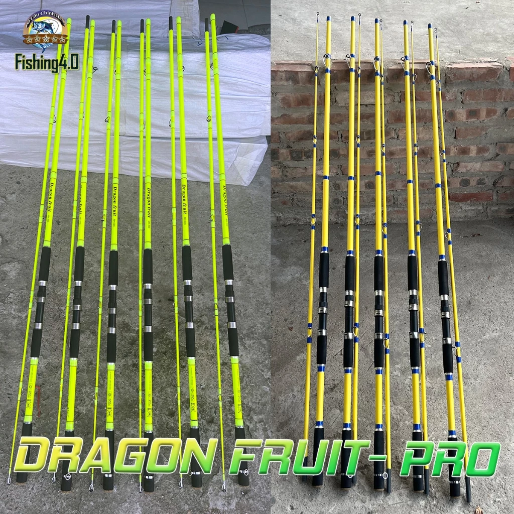 Cần Câu Máy 2 khúc Dragon Pro và Dragon fruit câu cá đa năng đủ size từ 1m8 đến 3m0 -  BB42