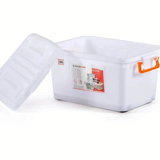 Thùng nhựa đựng đồ đa năng Hiệp Thành  30 lít (30L) 4 bánh xe,cứng cáp.