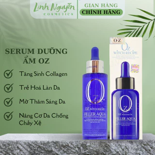 Serum Filler Aqua Kết Hợp Peptide Oz Witch Recipe 60ml Chính Hãng - Căng Bóng Thu Nhỏ Lỗ Chân