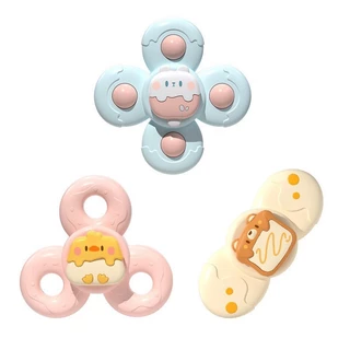 Set 3 con quay spinner dính tường cho bé, chong chóng dán tường hình động