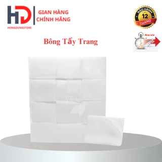 Bịch Bông Tẩy Trang Hình Chữ Nhật Siêu Gòn Mềm Mịn An Toàn Chuyên Dành Cho Spa Sợi Bông Cao Cấp Chính Hãng