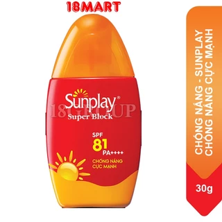 Sữa Chống Nắng Cực Mạnh Sunplay Super Block SPF81 PA++++ 30Gr