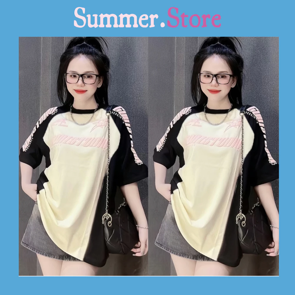 Áo Thun Tay Lỡ Unisex, Áo Phông Nam Nữ Form Rộng Summer Store