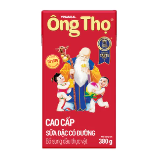 Thùng 24 hộp Sữa đặc có đường Ông Thọ đỏ - Hộp giấy 380g