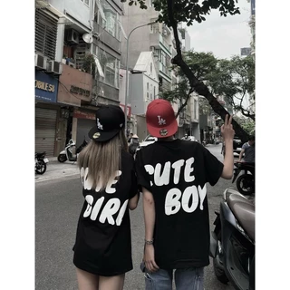 Áo Thun Basic Unisex Nam Nữ CUTE Form Rộng Local Brand 100% Cotton Co Dãn 4 Chiều Thấm Hút Mồ Hôi, Thoáng Mát