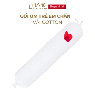 Gối Ôm Trẻ Em Thêu Hoạt Hình  Khang Home - An Toàn, Êm Ái Và Thoáng Mát Cho Bé 15x70cm