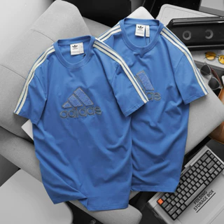 Áo thun Adidas Nam Nữ logo thêu - 100%Cotton