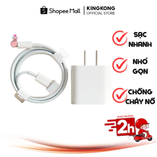 Bộ Củ cáp sạc nhanh PD 20w dành cho điện thoại - Hỗ trợ sạc nhanh IP 7plus x xsmax 11 12 13 14 15 pro max promax