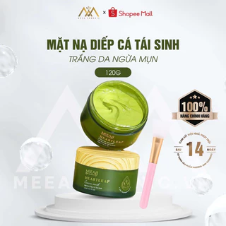 Mặt nạ diếp cá Meea Organic 120gram, dưỡng da, làm trắng ngừa mụn cho da