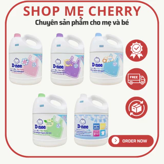 Nước giặt Dnee chính hãng 100% Can 3 Lít- Túi Nước giặt Dnee Thái Lan chính hãng 1400ml dịu nhẹ cho bé sơ sinh