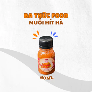 Muối hít hà 80ml thơm ngon chuẩn vị cay mặn ngọt thích hợp chấm khô bò| Ba Thức Food