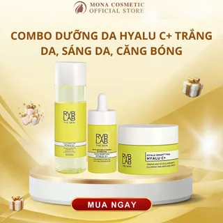 Combo Dưỡng Da Hyalu C+ Trắng Da, Sáng Da, Căng Bóng, Chống Lão Hóa Cải Thiện Làn Da Lên Tới 95%