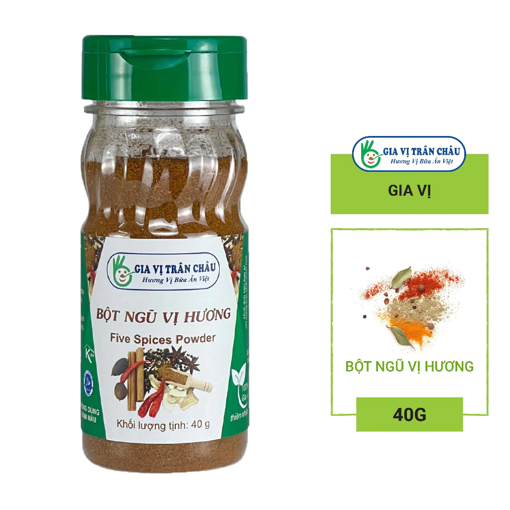 Bột Ngũ Vị Hương Gia Vị Trân Châu (Hũ 40g)