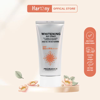 Kem chống nắng PRORANCE 3 lớp dưỡng trắng da – WHITENING SUN CREAM UVA – UVB SPF 50+, PA+++ – 80ml