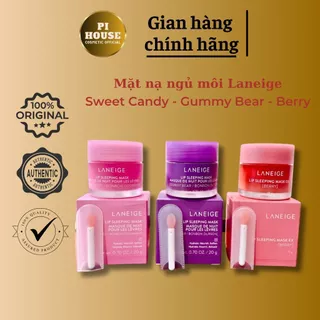 Mặt nạ ngủ ủ môi Lip Sleeping Mask Lanei ge Sweet Candy, Gummy Bear, Berry