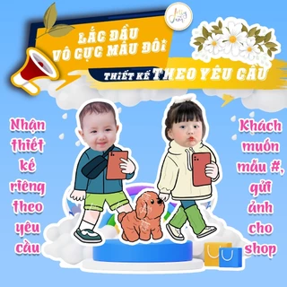 Mô hình Standee đôi Lắc đầu vô cực JELLY AND JAM  độc lạ thiết kế theo yêu cầu - 8 Mẫu đôi - 1