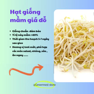 Hạt giống mầm giá đỗ 50g