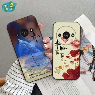 Ốp lưng Xiaomi Redmi A3 thư pháp tâm an, may mắn, tài lộc