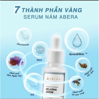 Serum Nám Da Abera - Xoá Tan Nám, Tàn Nhang, Đồi Mồi Lâu Năm