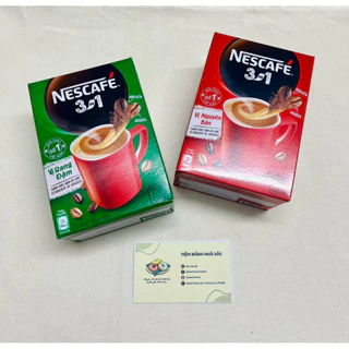 Hộp cafe sữa hòa tan NESCAFÉ 3in1 Đậm Đà Hài Hòa Hộp 20 gói x 17g