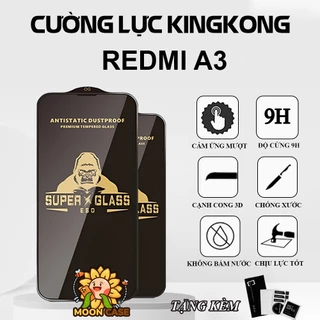 Kính cường lực Xiaomi Redmi A3 Super Kingkong full màn , miếng dán bảo vệ toàn màn hình