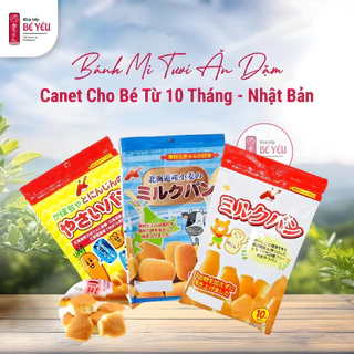 [NHẬT BẢN] Bánh mì tươi ăn dặm Canet của Nhật cho bé 10 tháng