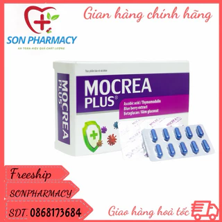 MOCREA Plus Viên Uống Hỗ Trợ Sức Khoẻ Tăng Đề Kháng Hộp 30viên