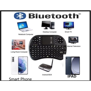 Bàn phím , chuột bay Bluetooth i8 Pro cao cấp pin  Sạc lithium cho Điện thoại, IPAD, SMART TV, Android box, laptop, PC..