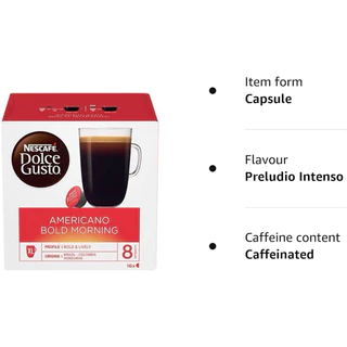 [Cafe Viên Nén] NESCAFÉ® Dolce Gusto Americano Bold Morning -Date 2025