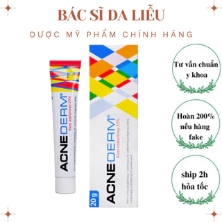 Kem Giảm Mụn Acne Derm Làm Trắng Da 20g