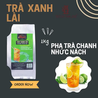 (rẻ nhất sàn) trà xanh lài VINSAF 1kg nguyên liệu pha chế các loại trà chanh, trà trái cây