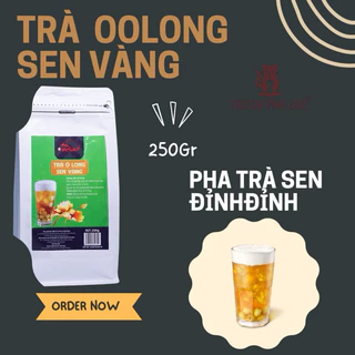 trà olong sen vàng VINSAF 250gr nguyên liệu pha chế