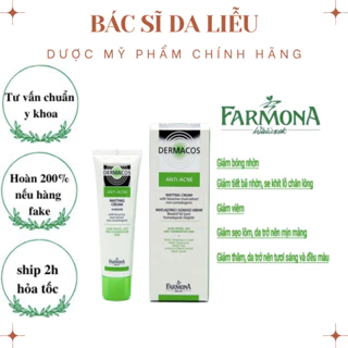 Kem Dưỡng Dermacos Cho Da Dầu Giảm Bóng Nhờn, Ngừa Mụn Farmona Dermacos Anti Acne Matting Cream 50ml