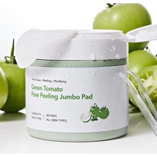 Pad Tẩy Da Chết Cà Chua Xanh Chính Hãng SUNGBOON GREEN TOMATO PORE PEELING JUMBO PAD 180ml