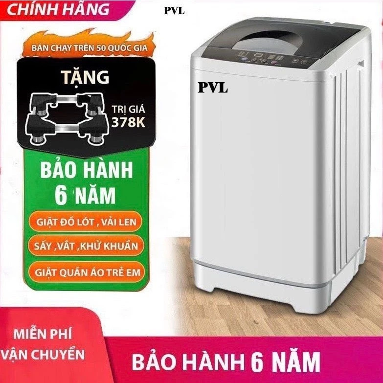 [CHÍNH HÃNG - 2024] Máy giặt mini PVL Tự động 100%, giặt, vắt, sấy - Bảo Hành 12 tháng