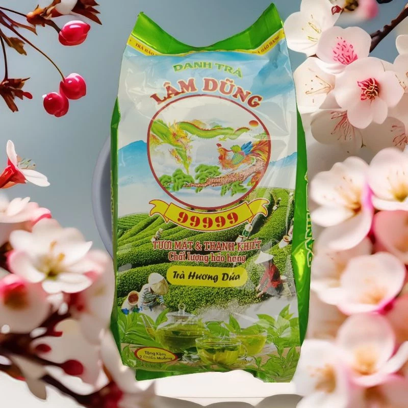 5 Bịch Trà Dứa Lâm Dũng Thơm Ngon Đậm Vị 350g