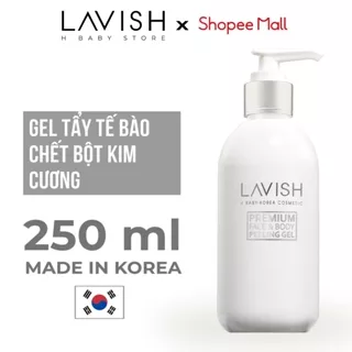 Tẩy tế bào chết da mặt và toàn thân bột kim cương LAVISH H BABY 250ml