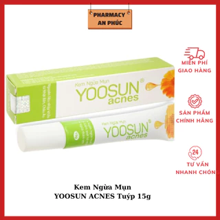 Kem hỗ trợ ngừa mụn Yoosun Acnes , Giúp giảm mờ thâm - Trắng sáng da - Kiểm soát bã nhờn từ Thảo dược Tuýp 15g