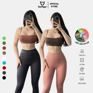 Quần Legging Tập Gym Tomtiger Co Giãn 4 Chiều Chất Liệu Cao Cấp