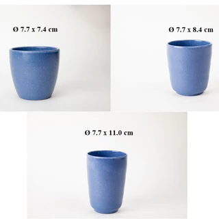 Ly(cốc) uống nước trà đá nhựa Melamine nhám xanh dương