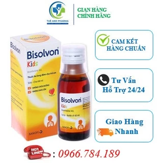 Siro Bisolvon Kids giúp làm long đờm, bố phế