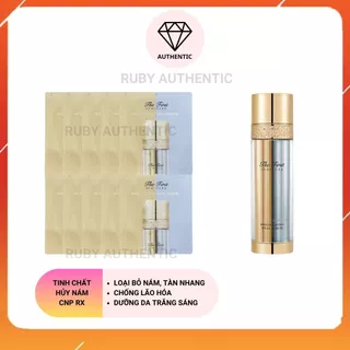 Gói sample Huyết thanh siêu dưỡng trắng chống lão hoá, mờ thâm nám – Ohui The First Geniture Brightening Dual Serum 2ml