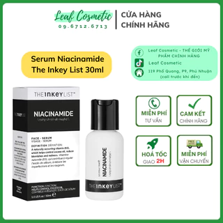 [Sephora US] Serum giảm dầu mụn Niacinamide 30ml - THE INKEY LIST