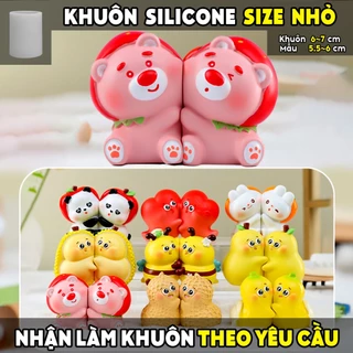 Khuôn silicone hình CẶP ĐÔI THÚ CƯNG HOT TREND, khuôn làm tượng