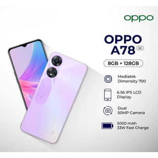 Điện Thoại Oppo A78 5g 16GB/256GB - Hàng Chính Hãng