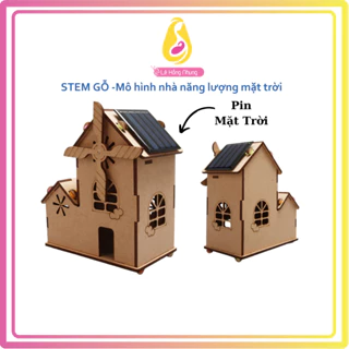 Đồ chơi stem – Mô hình nhà năng lượng mặt trời – Đồ chơi tư duy, trí tuệ, sáng tạo