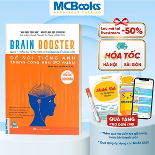 Sách - Brain Booster - Nghe phản xạ tiếng Anh nhờ công nghệ sóng não - dành cho người mất gốc