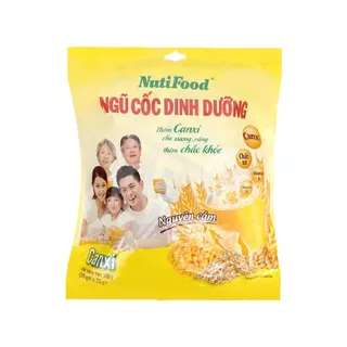 Ngũ cốc dinh dưỡng nguyên cám NutiFood bịch 500g