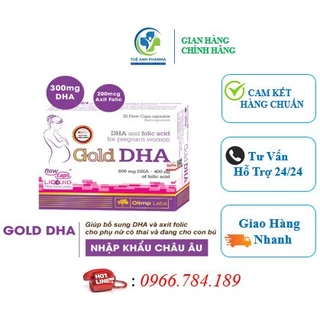 Gold DHA [Chính Hãng] Olimp Labs - Thực Phẩm Bảo Vệ Sức Khỏe Cho Bà Bầu 845mg